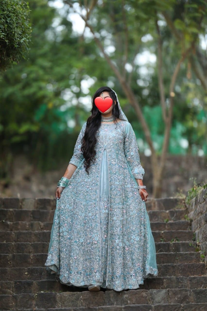 Bridal maxi heavy fancy designer walima maxi dress — image 1