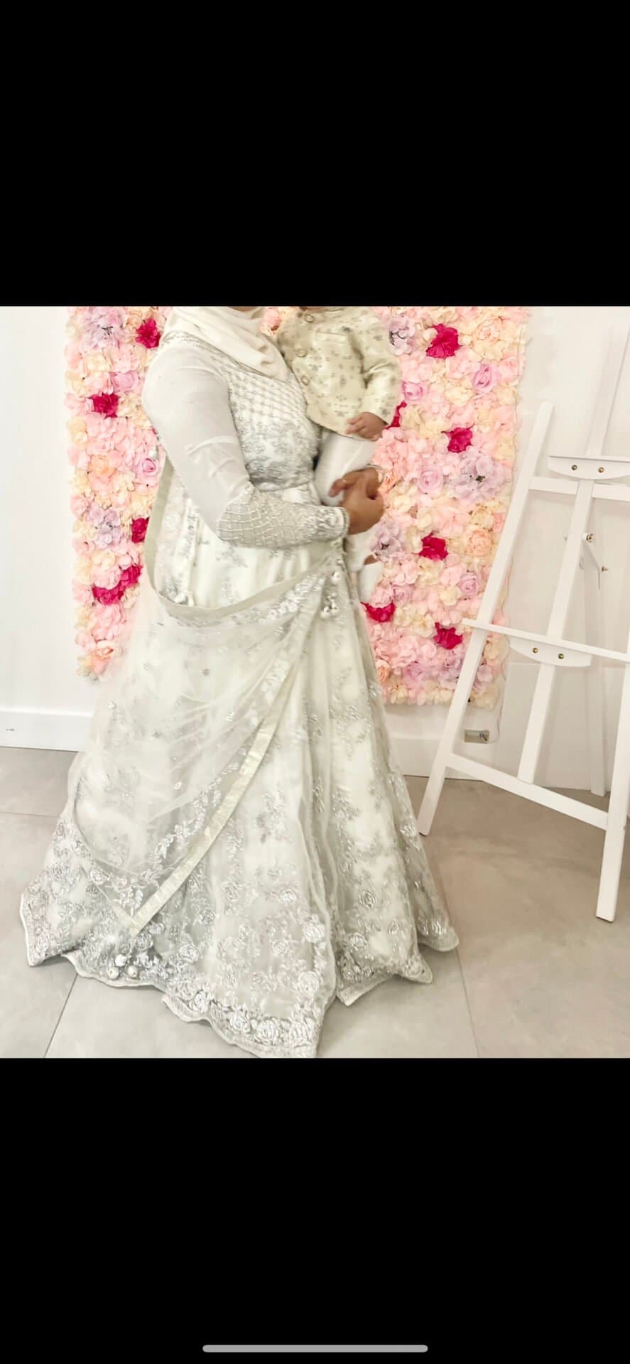 White bridesmaid lenga — image 1