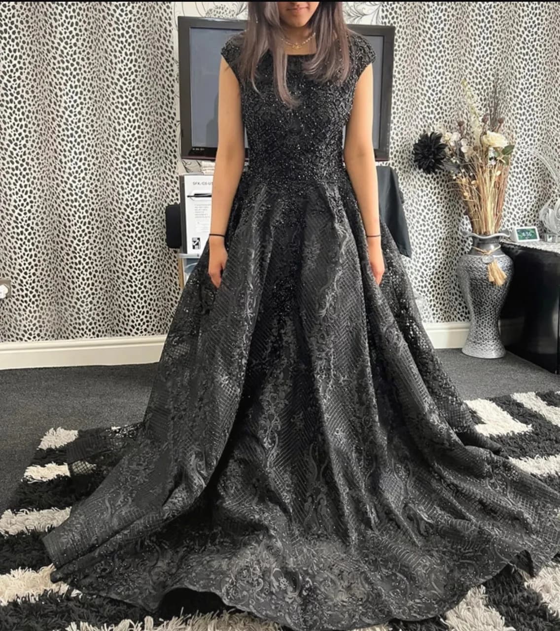 Black Princess Prom Dress — image 1