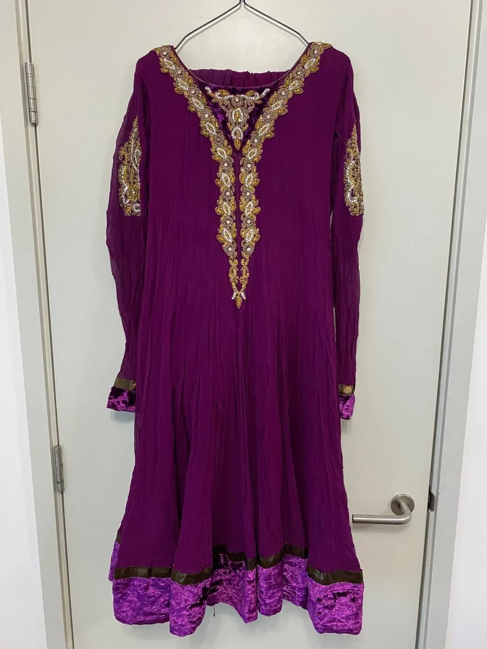 Purple Anarkali — image 1