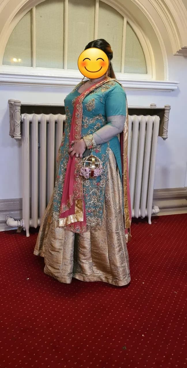 Straight kameez with lengha — image 1
