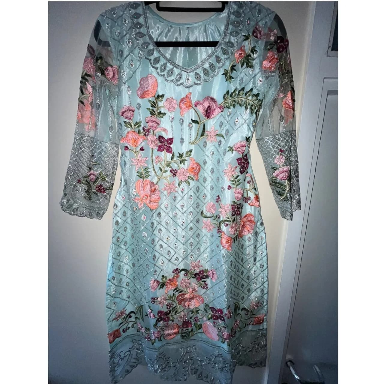 Sky blue dress - 3 piece suit — image 1