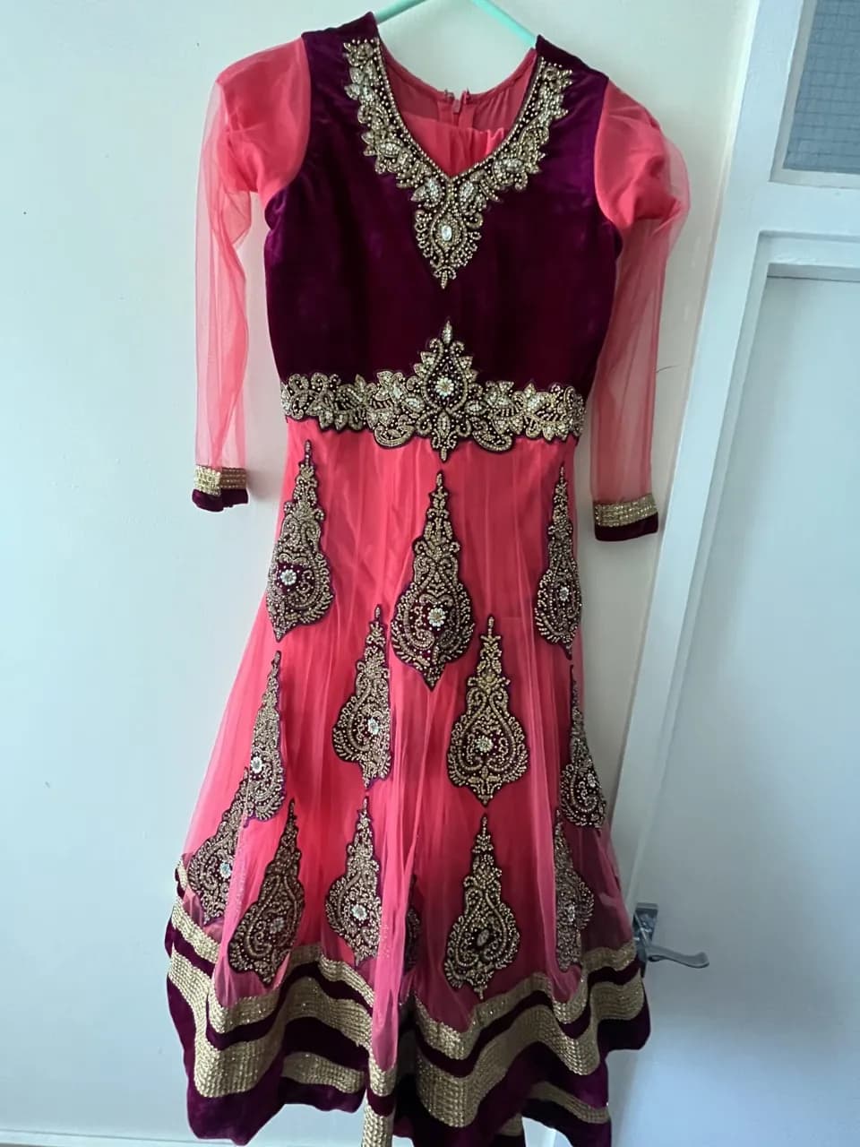 Pink and purple dress — image 1