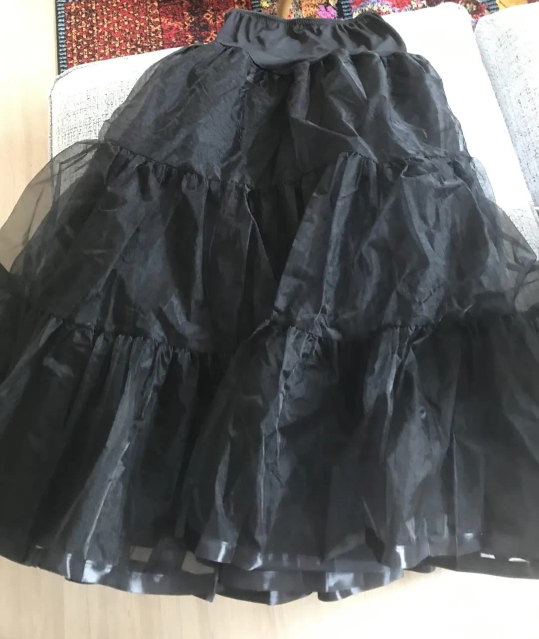 Black can-can skirt for sale — image 1