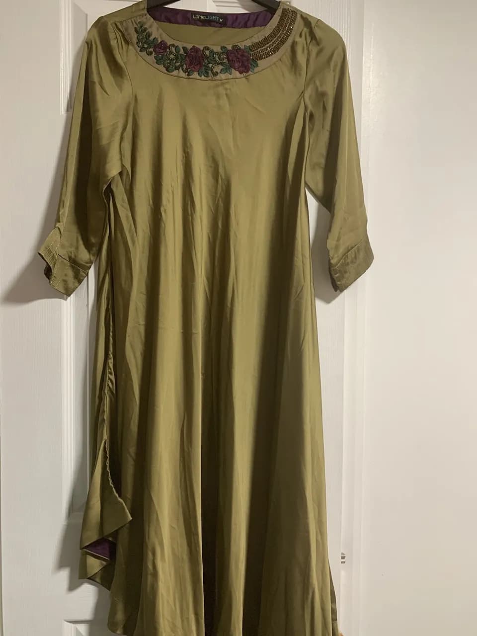 silk long dress — image 1
