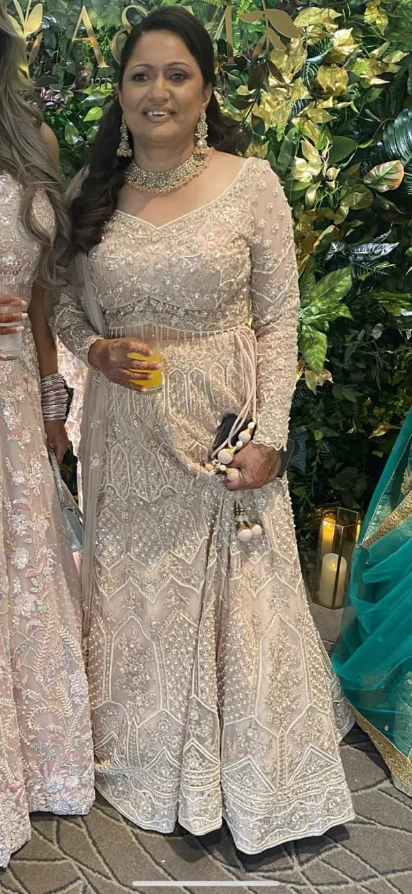 Reception lengha peach — image 1