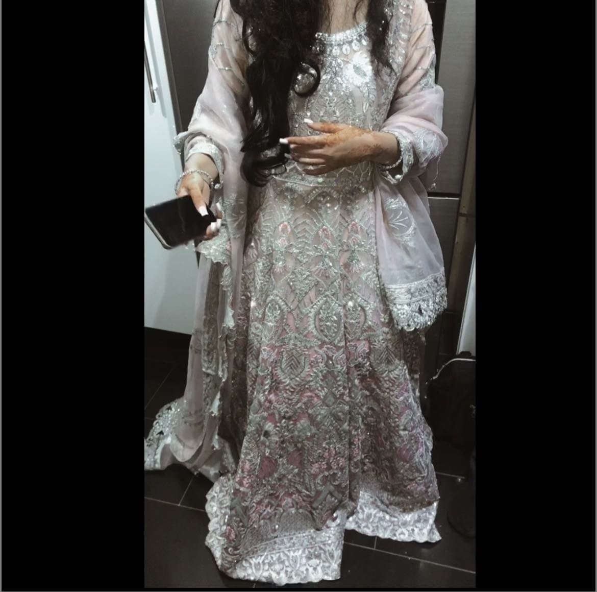 Pink Party Wear LongDress — image 1