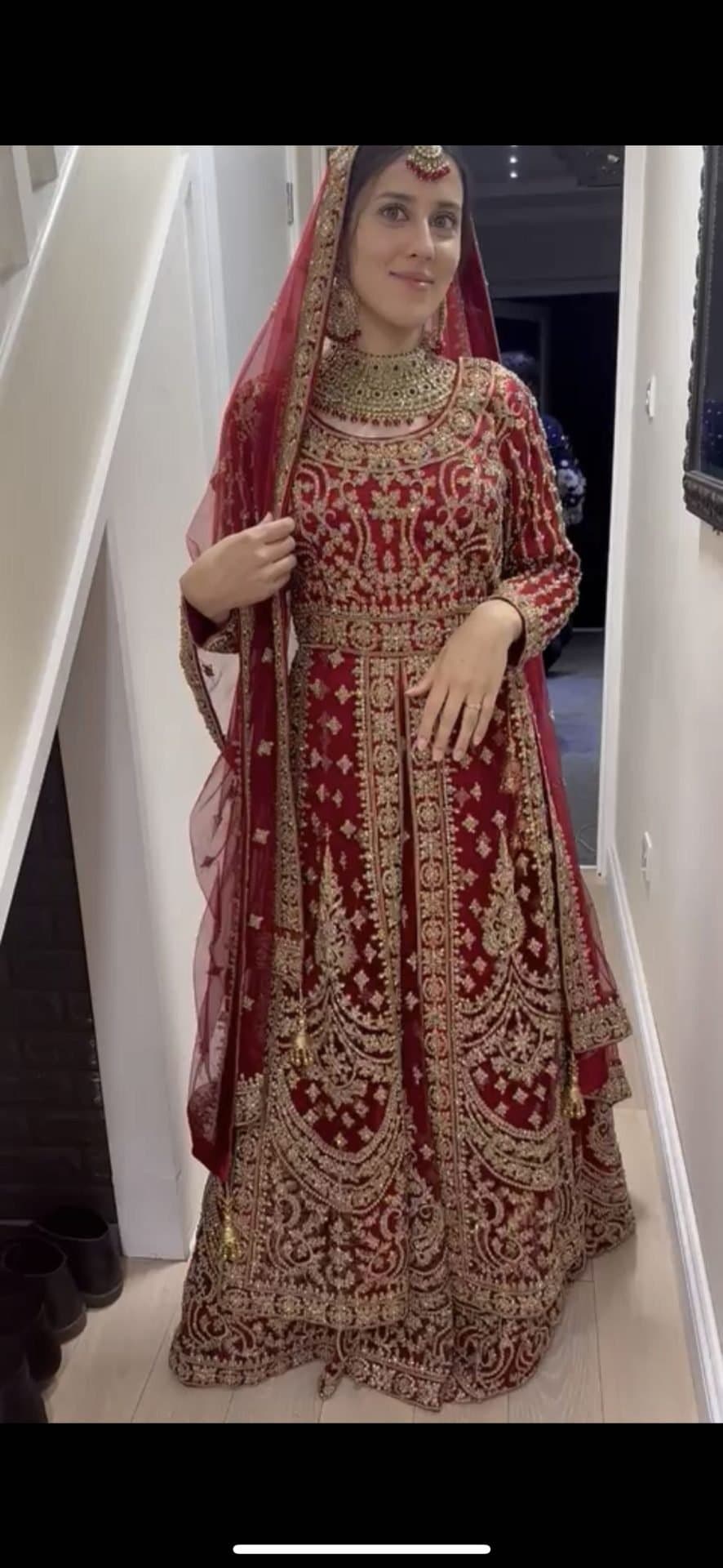 Red Baraat Bridal dress — image 1