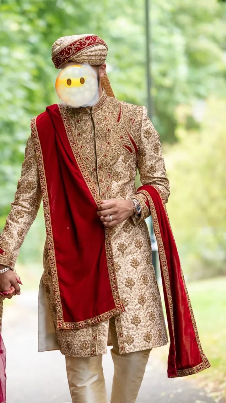 Sache By Asifmen’s wedding Sherwani — image 1