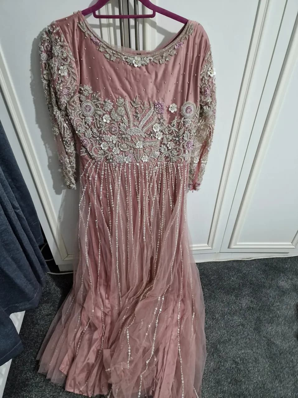 Baby pink gown — image 1