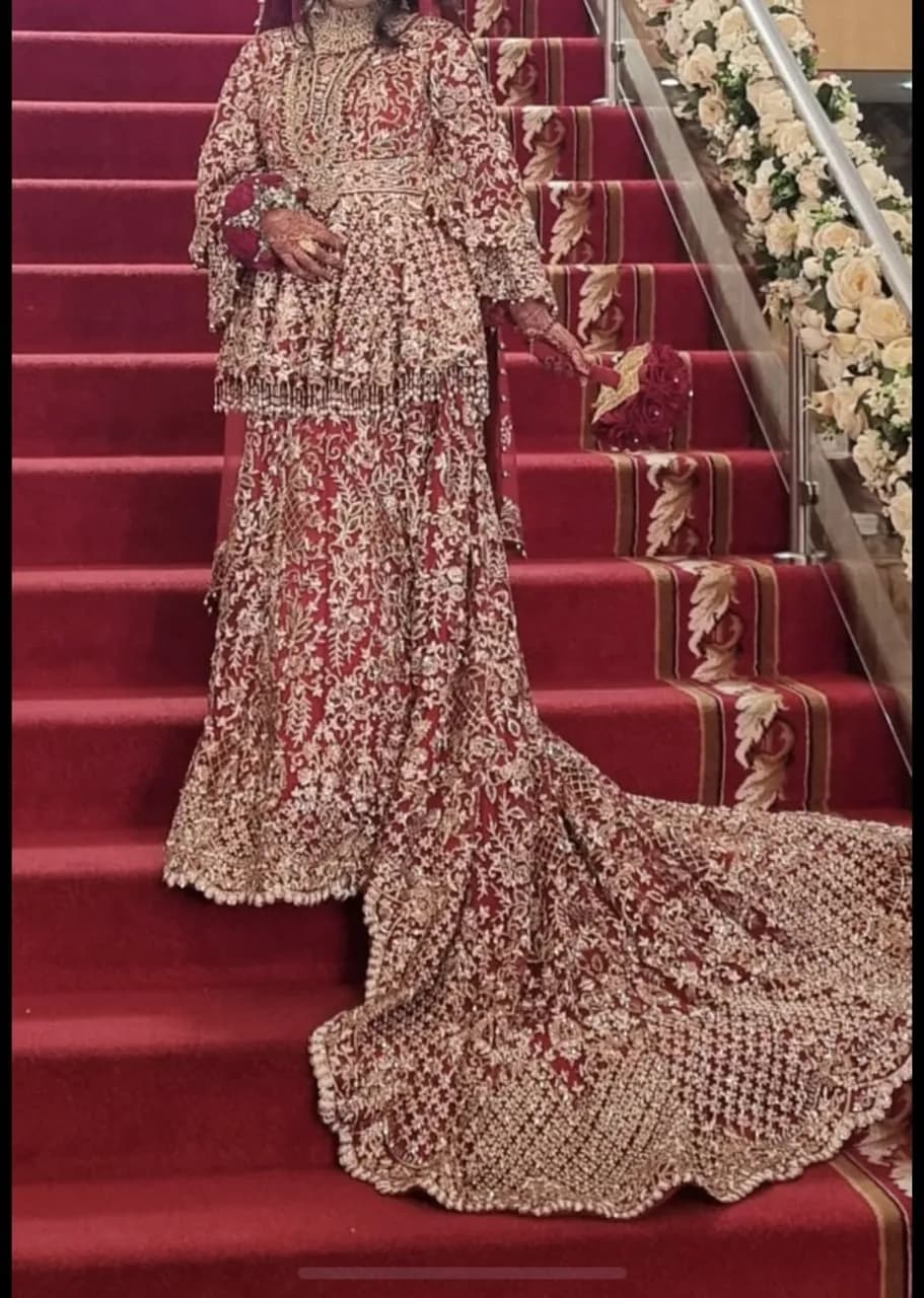 Pakistani bridal lengha