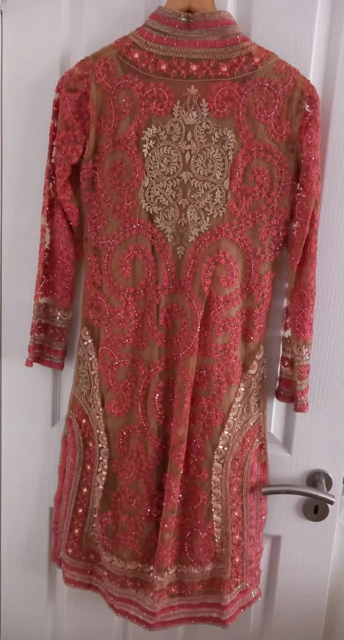 Peach Pink 4pc Suit — image 1