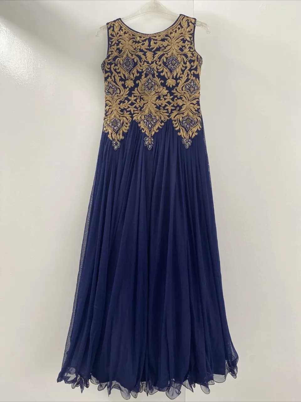 navy blue long dress — image 1