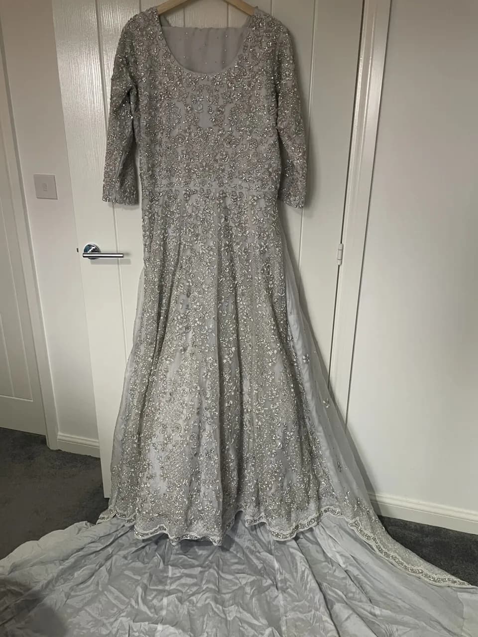 Brand New -Off white/Grey Wedding Dress — image 1