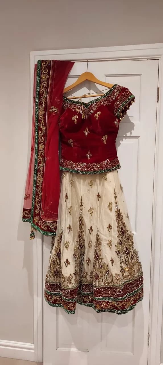 Bridal lengha only worn once