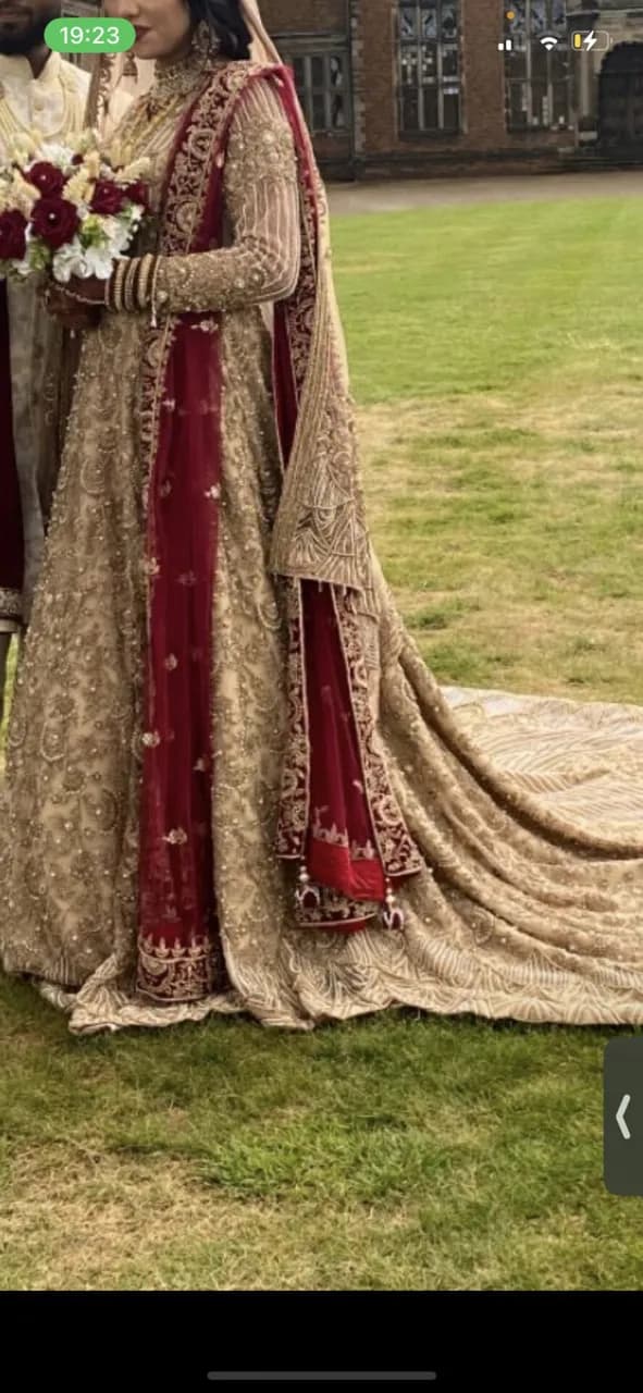 Wedding red dupatta — image 1