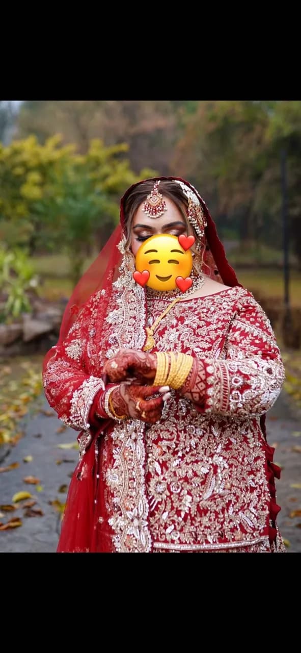 heavy embroidery Baraat Lengha — image 1