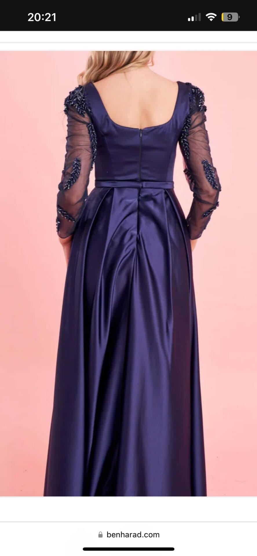 navy blue gown — image 1