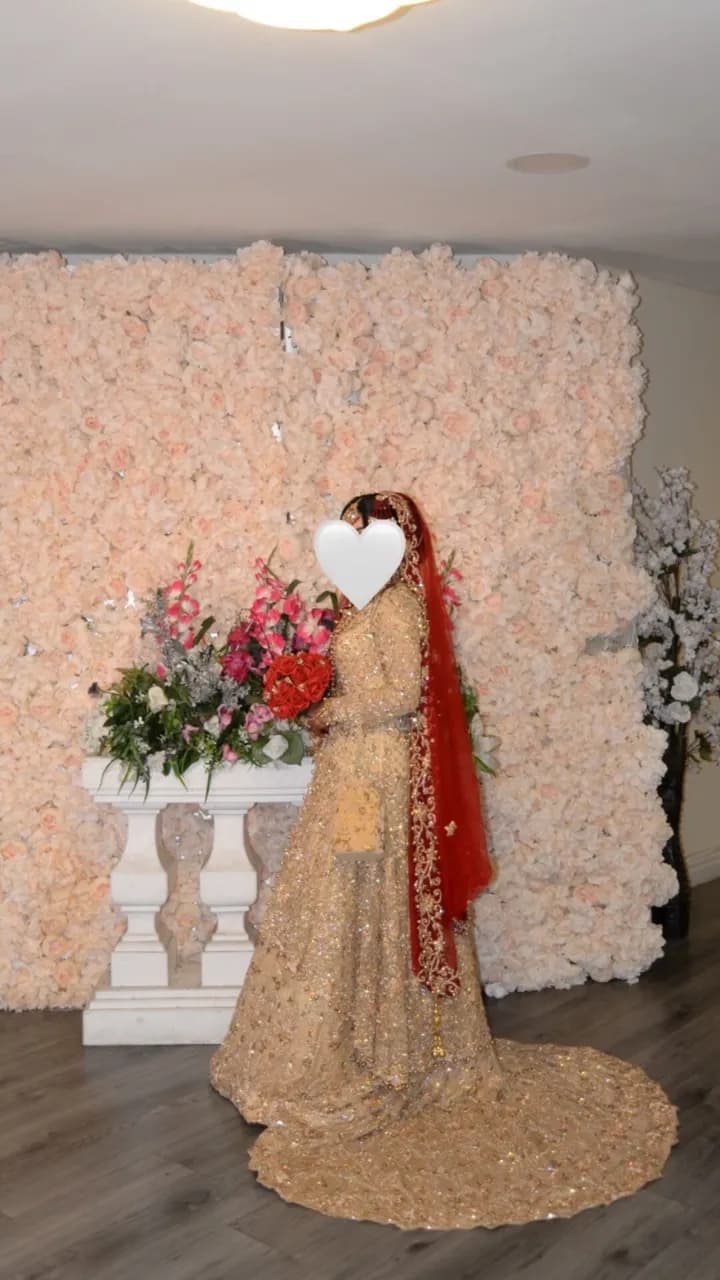 Gold Bridal Lehnga — image 1