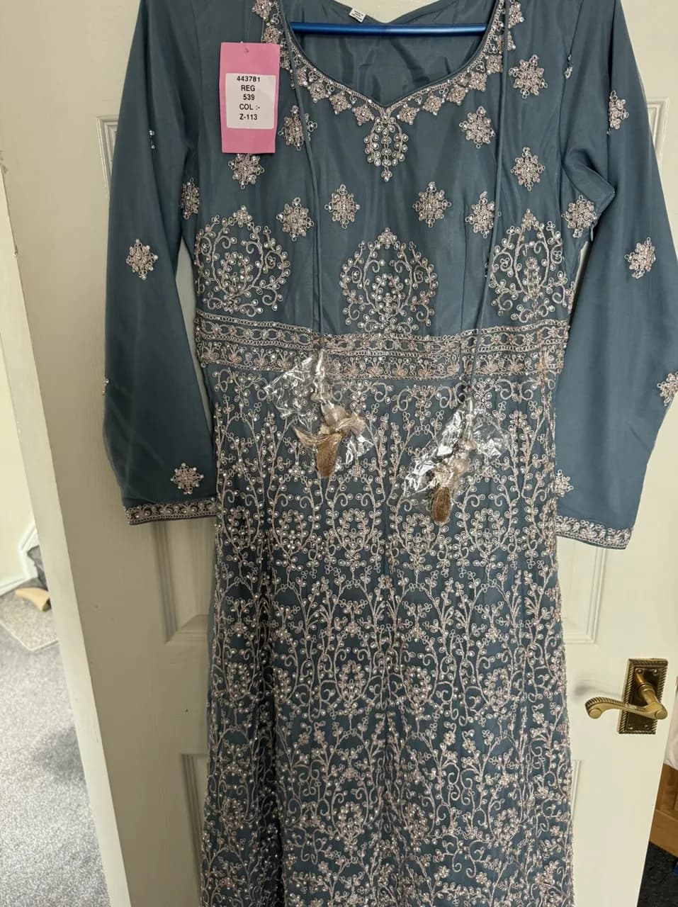 Embroidered Dress Gown — image 1