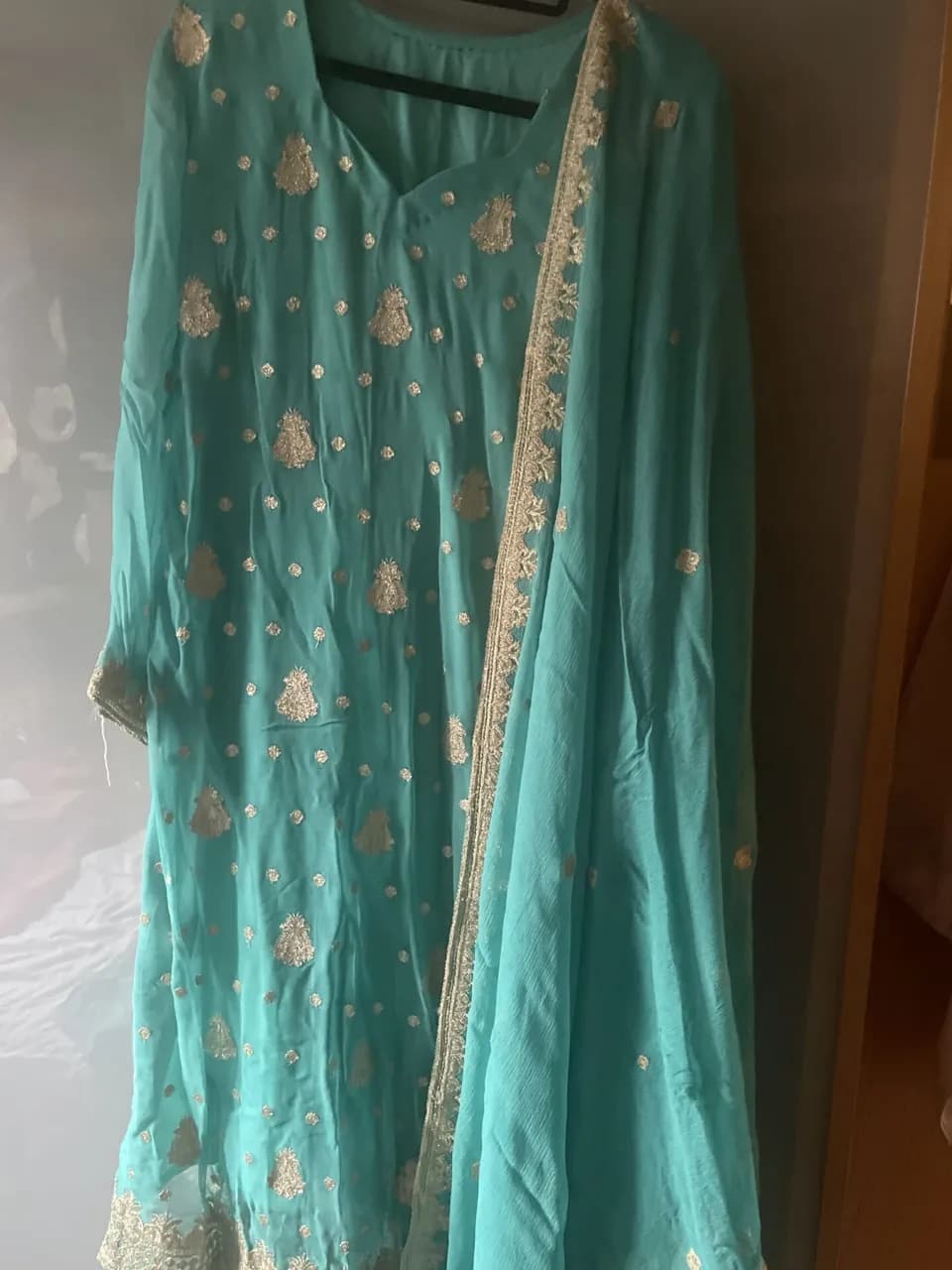 Gotta thread work sea green colou r — image 1