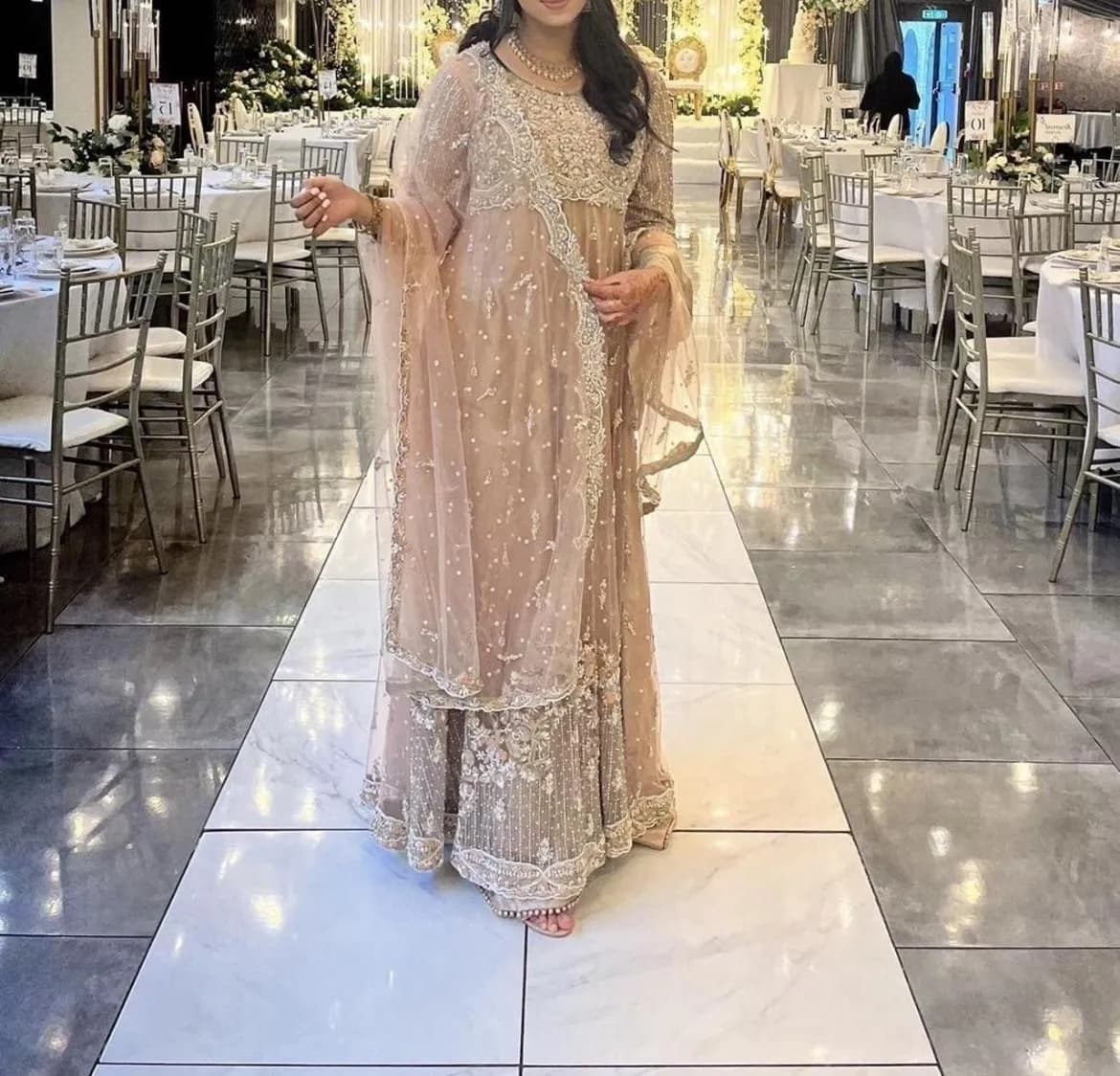 Pink Pakistani Wedding Dress — image 1