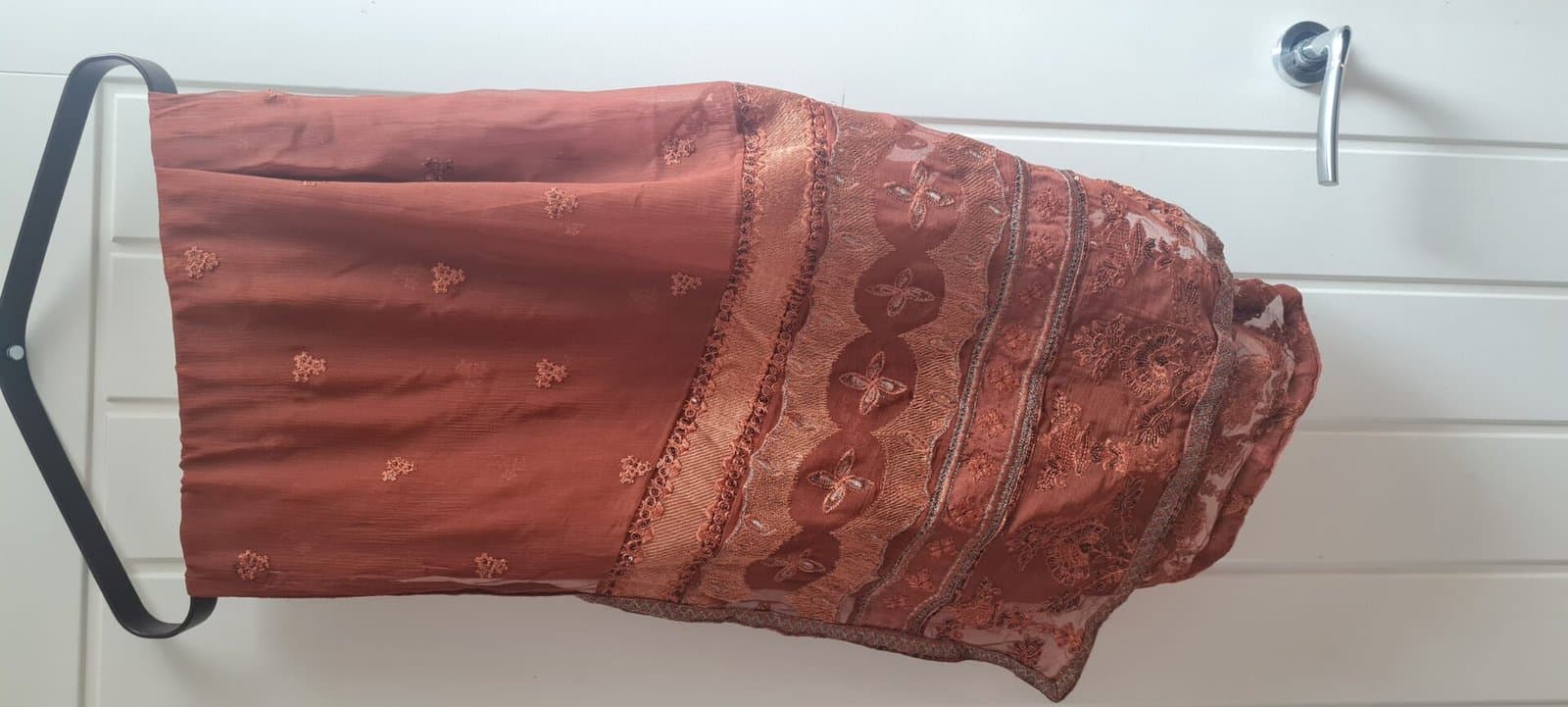 brown trouser suit — image 1