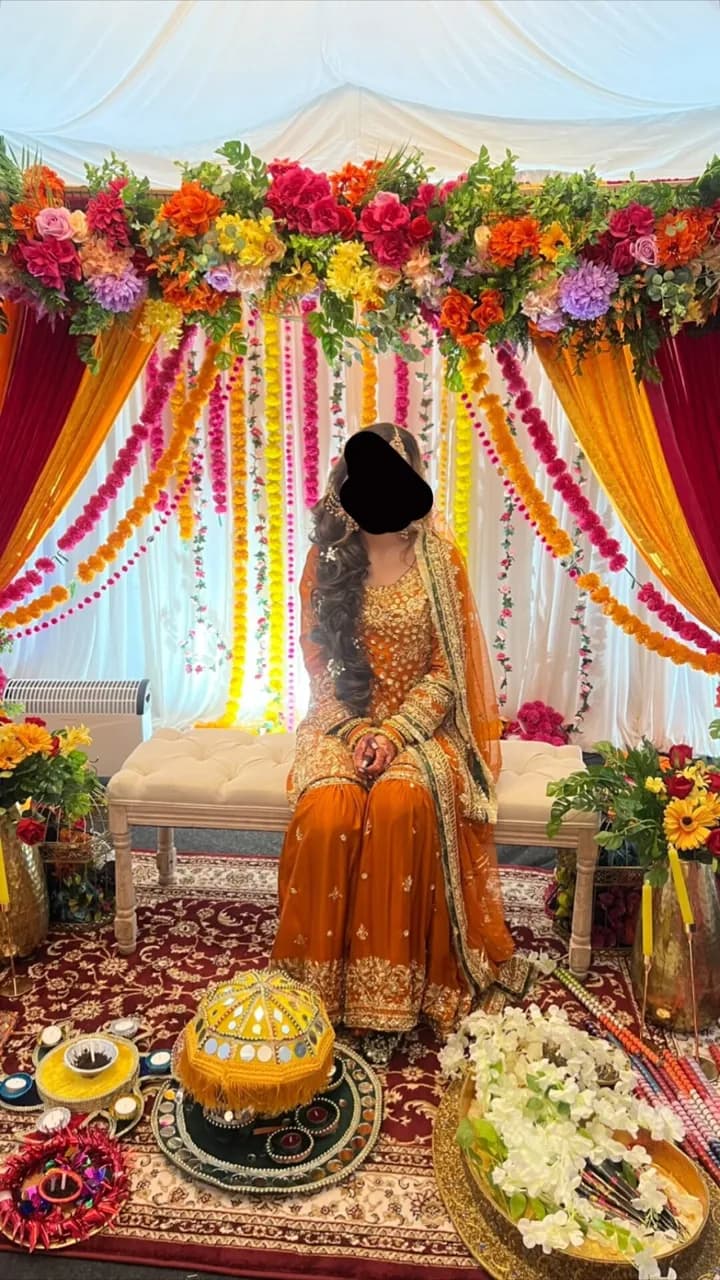 Shahrara style Mendhi outfit — image 1