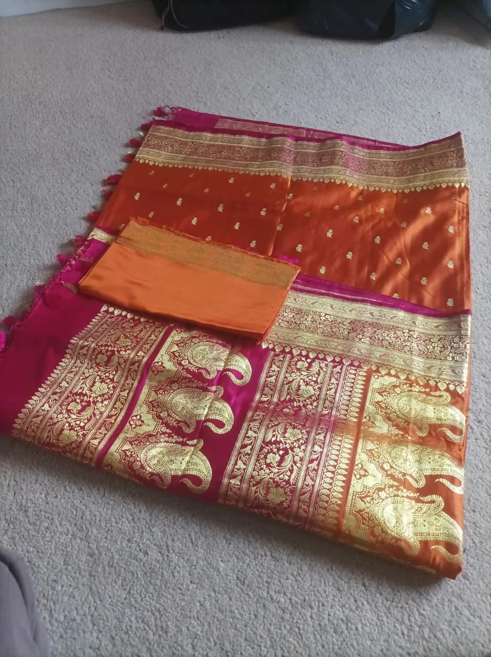 Vibrant saree