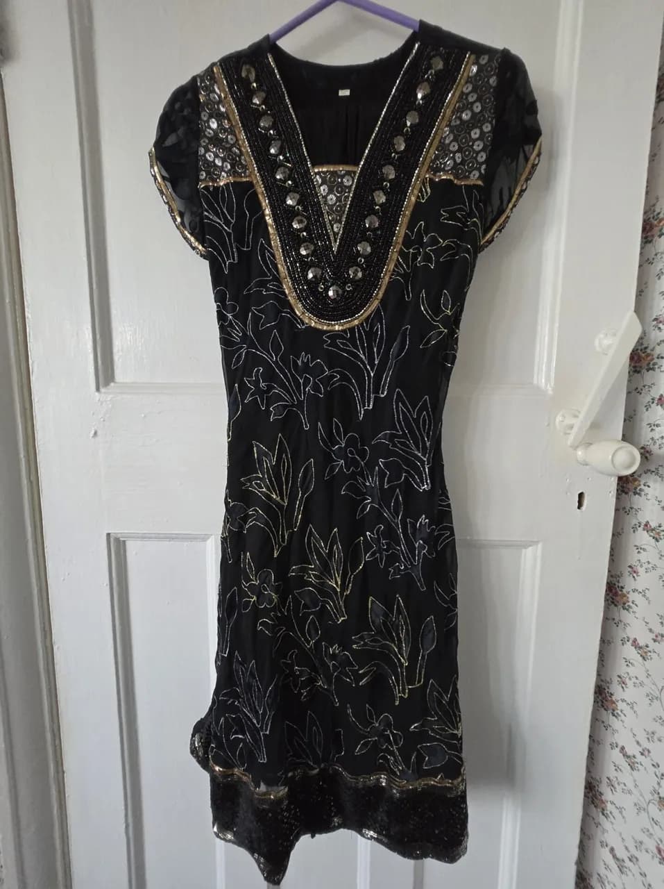 Black suit with silver and gold embroidery — image 1