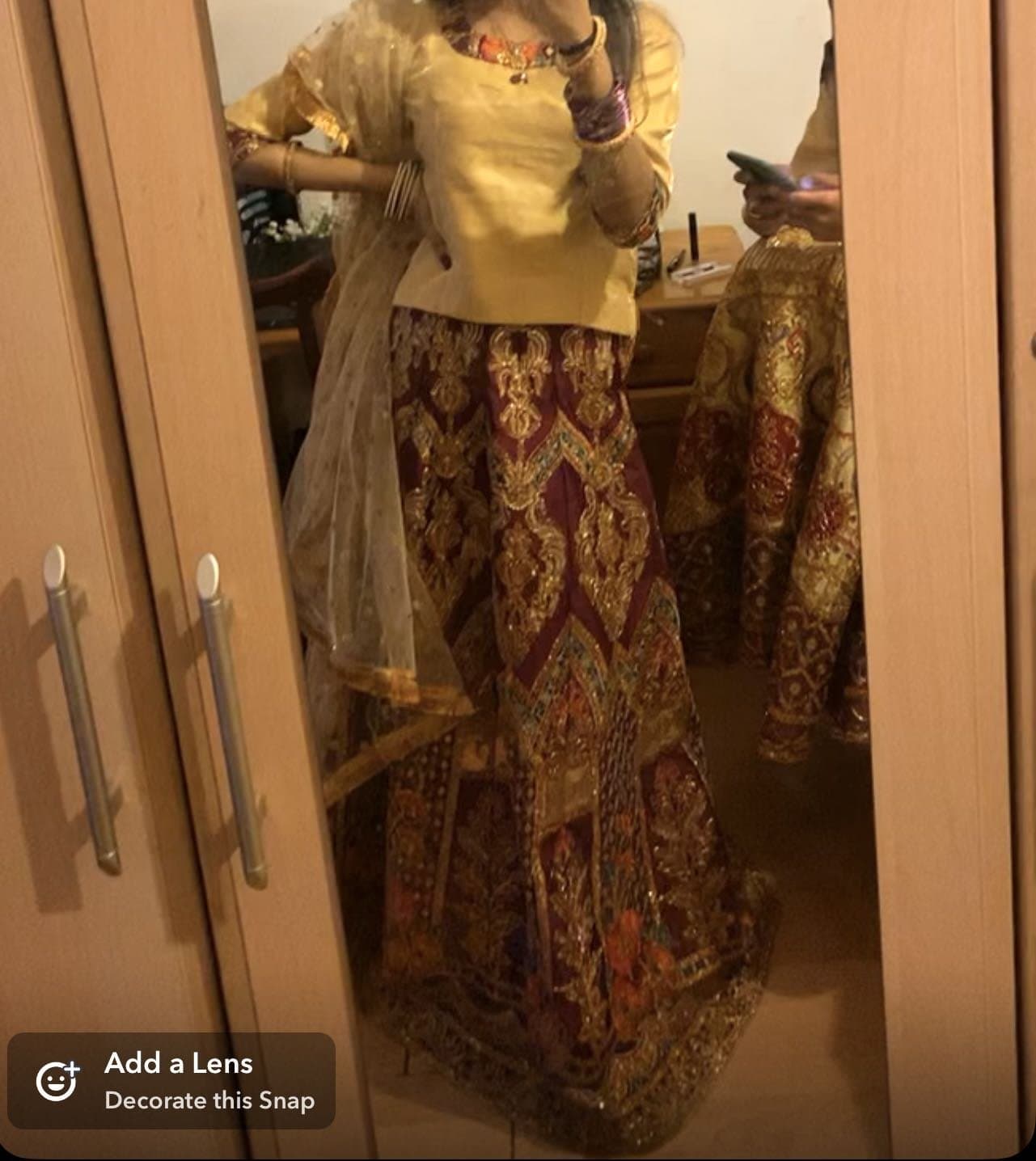 custom madetwo piece desi outfit — image 1