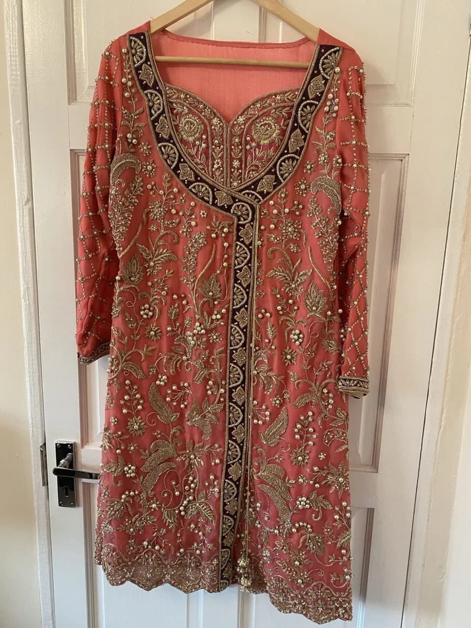 Pakistani Mendhi and formal 3 piece angrakha - brand new — image 1