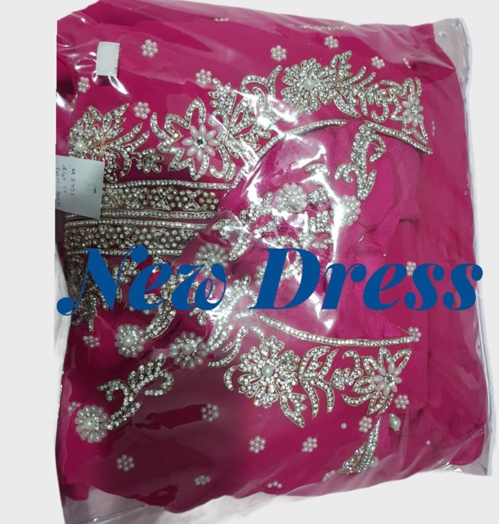 asian wedding/nikkah dress with diamonds and pearls — image 1