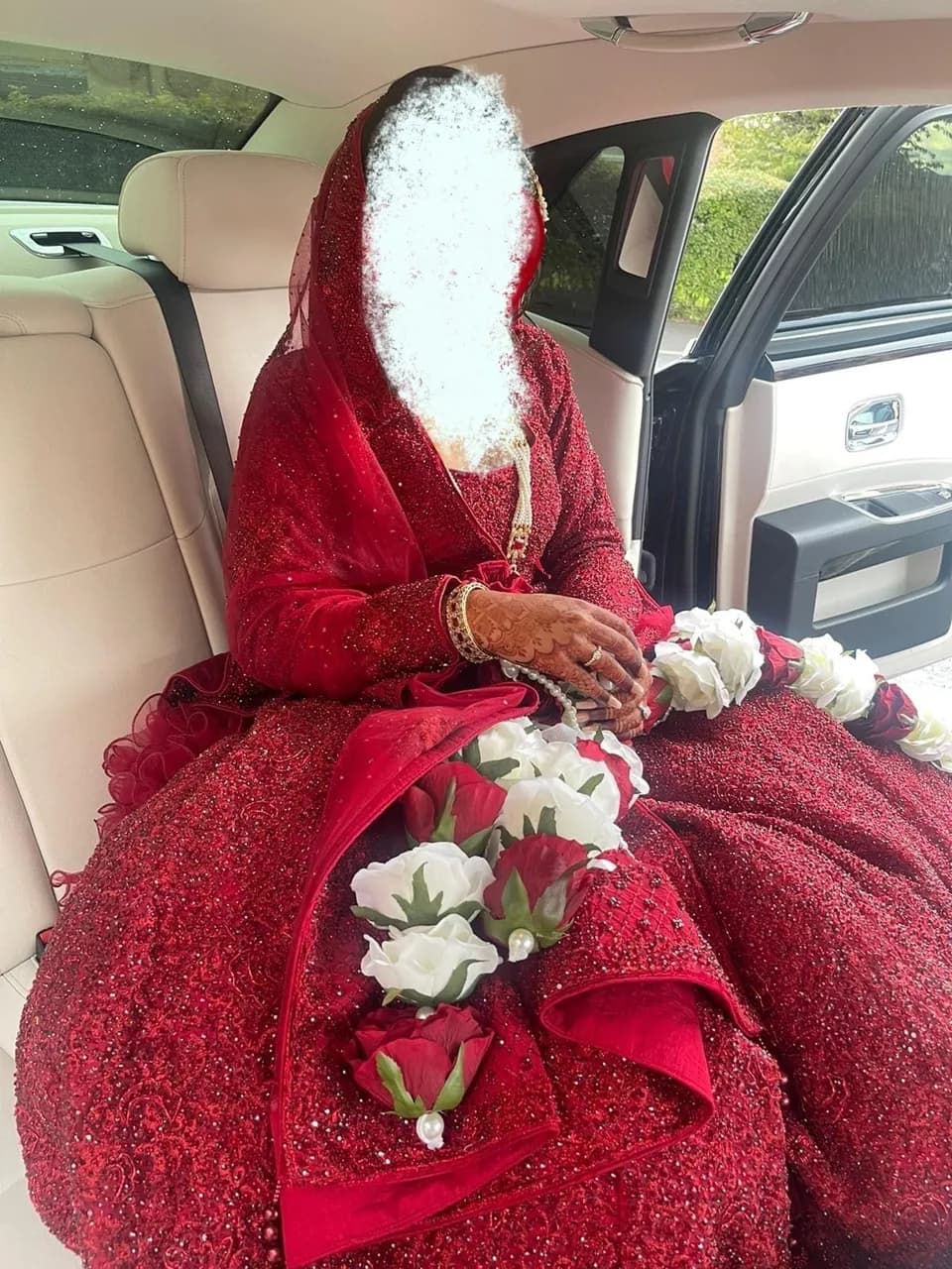 Womens 4 pc bridal lengha — image 1