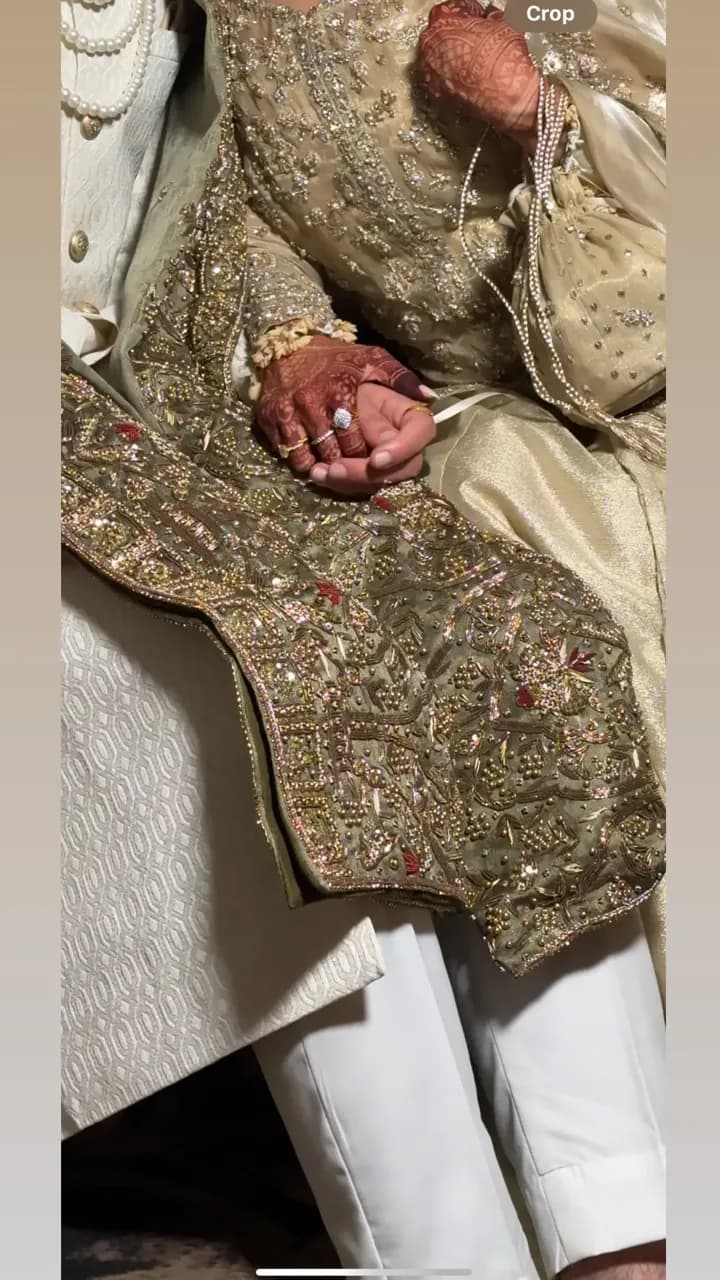 Hassan Shafiq Menswear Sherwaani and Shawl — image 1