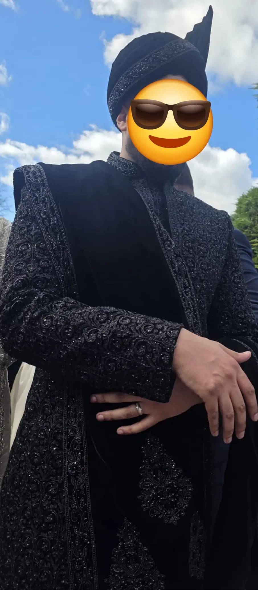 Black shirwani
