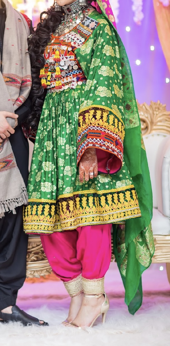 Traditional Afghan Dress with a Touch of Elegance