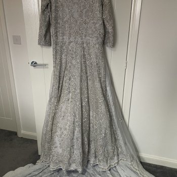 Brand New -Off white/Grey Wedding Dress