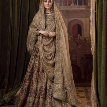 Faiza Saqlain Muntaha Bridal Lengha