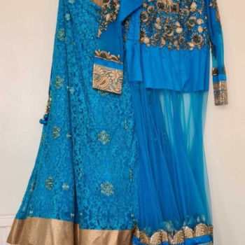 Ladies long skirt and kurta lengha