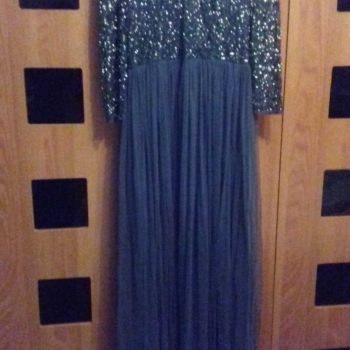 Teal maxi dress