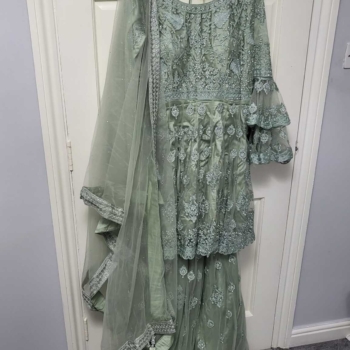 Asian attire – Sage green