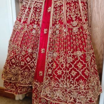 Stunning Maroon & Gold 3 Piece Dress!! Only used once!!