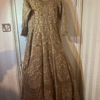 Mongas Gold Asian Bridal Dress