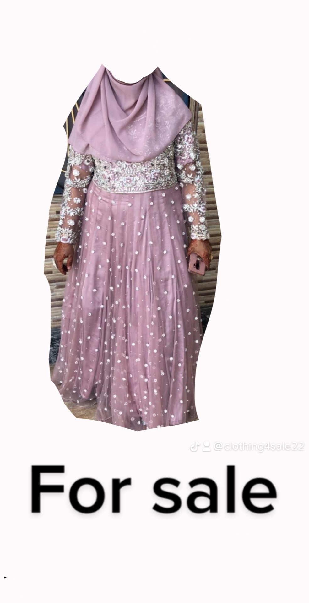 Lilac dress for wedding