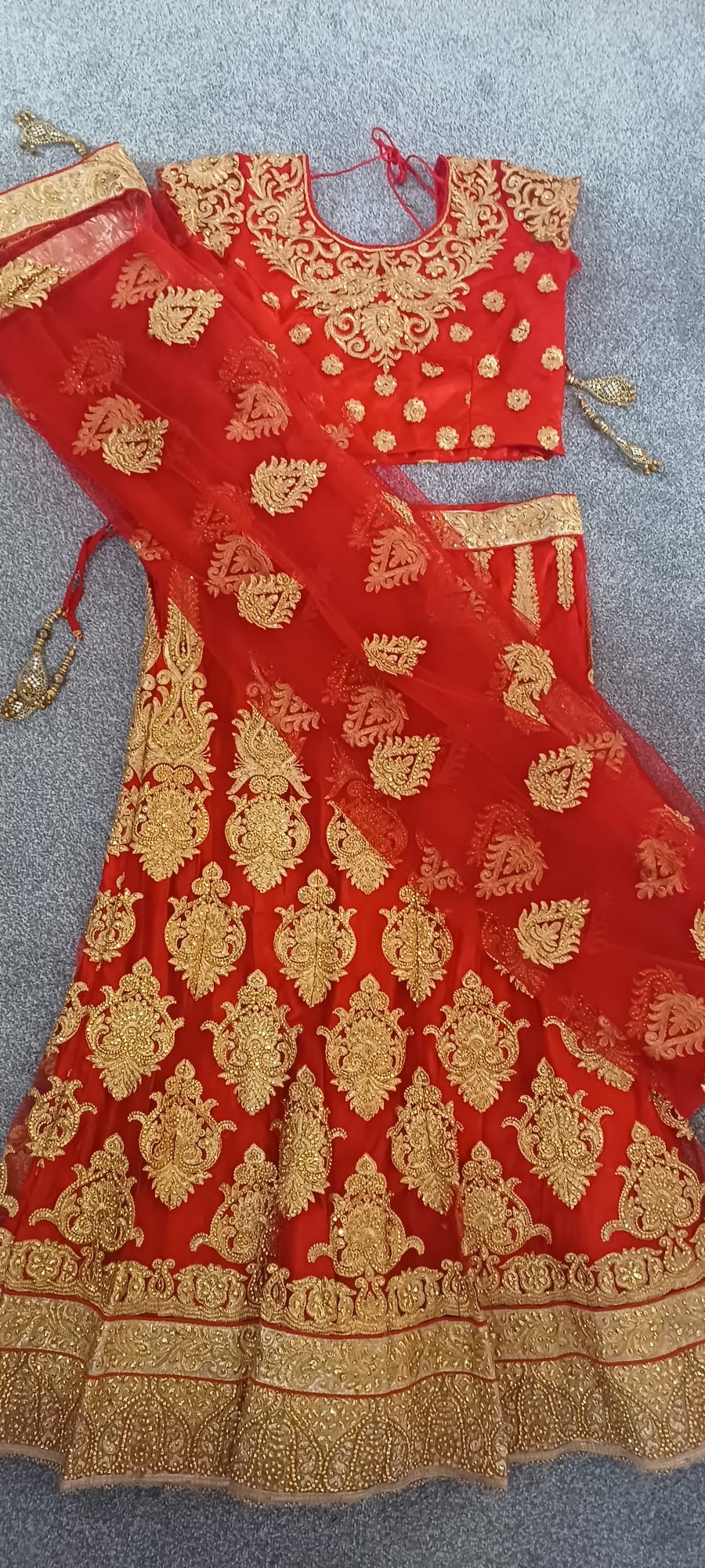 Red Lehenga wedding