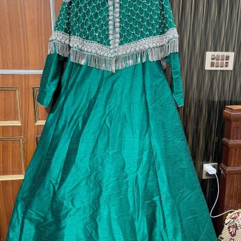 Teal green maxi dresses