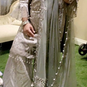 Maria B Original Silver and Pastel Green