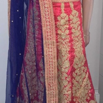 Pink lehnga