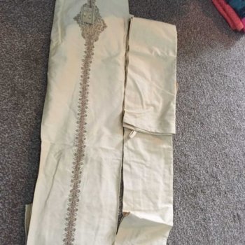 New silky sherwani suit size 40